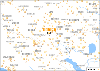 map of Kašice