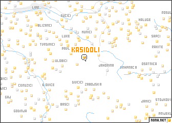 map of Kasidoli