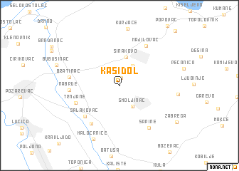 map of Kasidol