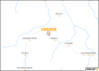 map of Kasieke