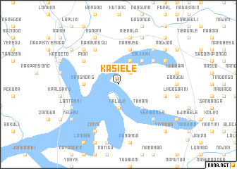 map of Kasiele