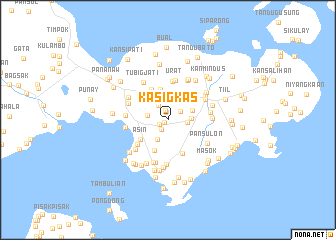 map of Kasigkas