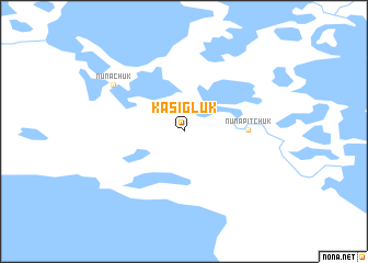 map of Kasigluk