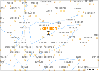 map of Kasihan