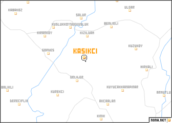 map of Kaşıkçı