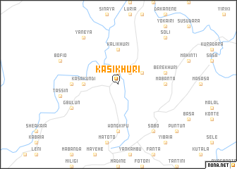 map of Kasikhuri