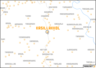 map of Kasillak-kol