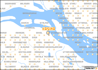 map of Kāsima