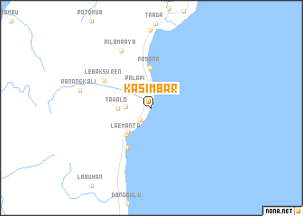 map of Kasimbar