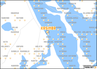 map of Kasimba