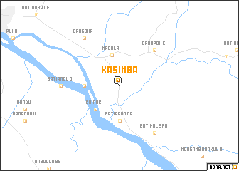 map of Kasimba