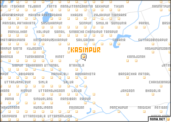 map of Kāsimpur