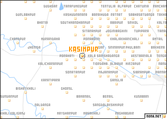 map of Kāsimpur