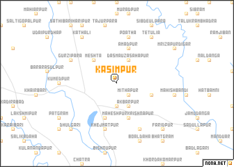 map of Kāsimpur