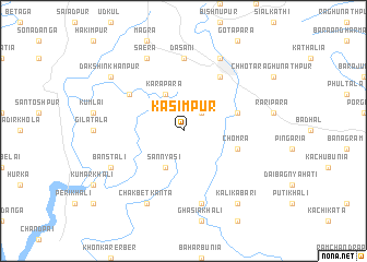 map of Kāsimpur