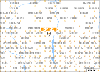 map of Kāsimpur