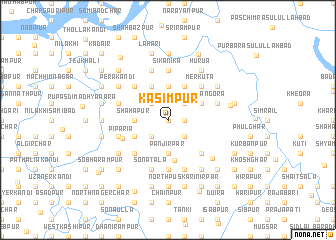 map of Kāsimpur