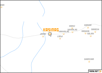map of Kasīnag