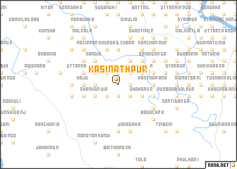 map of Kāsināthpùr