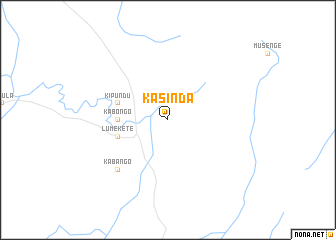 map of Kasinda