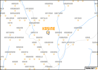 map of Kasine