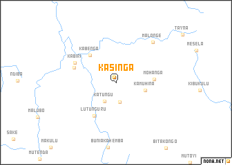 map of Kasinga
