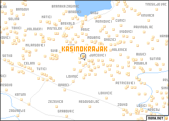 map of Kašin Okrajak