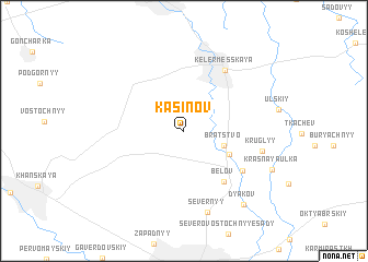 map of Kasinov