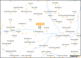 map of Kāsīn