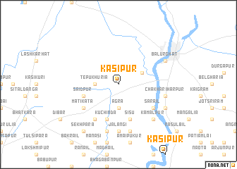 map of Kāsipur