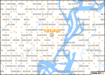 map of Kāsipur