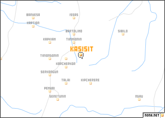 map of Kasisit