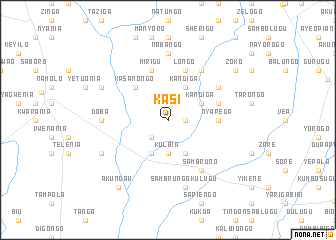 map of Kasi