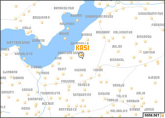 map of Kasi