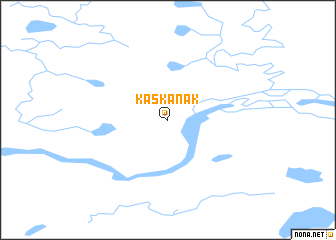 map of Kaskanak