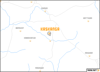 map of Kaskanga