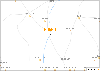 map of Kaska