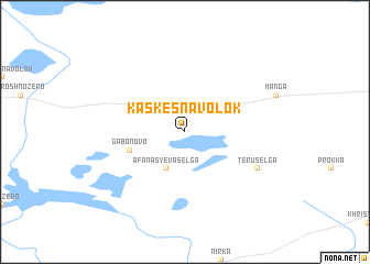 map of Kaskesnavolok