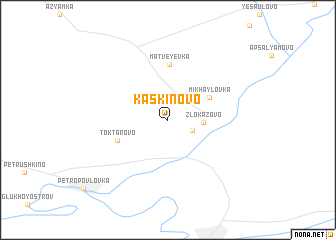 map of Kaskinovo