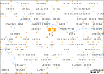 map of Kaski