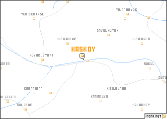 map of Kaşköy
