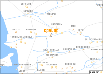 map of Kaşlar