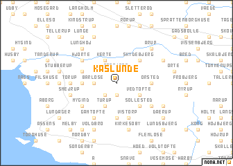 map of Kaslunde