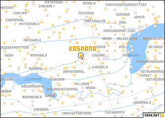 map of Kasmāna