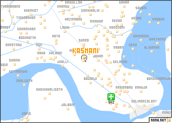 map of Kāsmāni