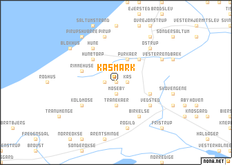 map of Kås Mark