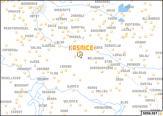 map of Kasnicë