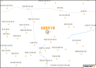 map of Kasnya