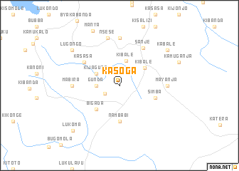 map of Kasoga