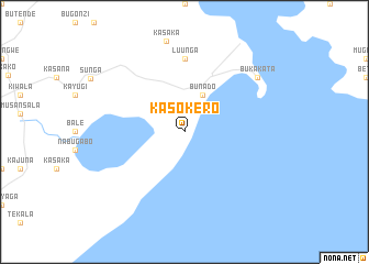 map of Kasokero